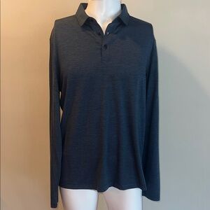 lululemon athletica Men's Dark Gray Polo Shirt